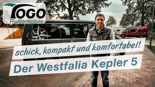 🌴Kompakt komfortabel cool  Westfalia Kepler 5 Five 😍 VW T 61 mit Aufstelldach WC 5 Sitzplätze [upl. by Anayhd]