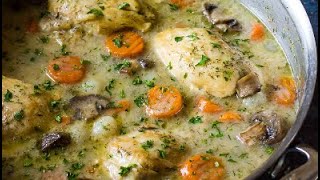 Easy Chicken Fricassee [upl. by Eitsyrk432]