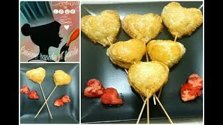 Recette sucettes en forme de cœur pour St Valentin وصفات سان فالنتاين عيد الحب [upl. by Heda]