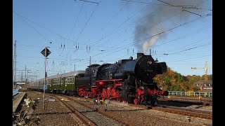 Dampfloks im und um das Eisenbahnfest zum Zwiebelmarkt in Weimar am 12102019 [upl. by Melgar76]