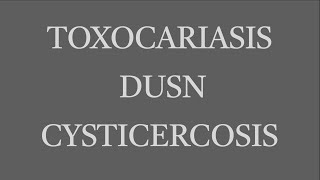 Uveitis Session 14 Infectious Uveitis Part 5  Toxocariasis Cysticercosis DUSN [upl. by Garaway]