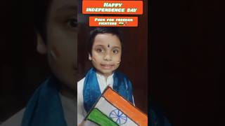 Happy independence daypoem for freedom fighters 🇮🇳🚀yshorts shorts viralvideo viralshort india [upl. by Mechelle954]