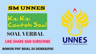 SELEKSI MANDIRI UNNES  Kisi kisi dan Contoh Soal [upl. by Doti533]