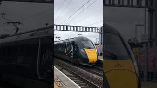 800005 passing Didcot Parkway for Wales at 125mph train class800 125mph [upl. by Hekking]