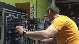 Happy Knobbing 2015  modular synthesizer impro TMA [upl. by Kihtrak]