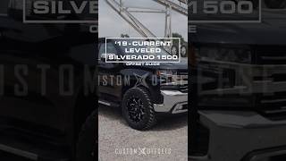 19Current Leveled Silverado 1500 Offset Video Guide [upl. by Rother823]