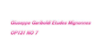 Giuseppe Gariboldi Etudes Mignonnes OP131 NO 7 [upl. by Nosa]