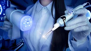 ASMR Super professional ear treatment and ear cleaning English ver  scifi asmr [upl. by Shelby193]