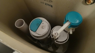 How to Adjust the Flush Water Level on a dual flush Toilet [upl. by Ruby36]