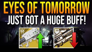 Eyes of Tomorrow Just Got a MASSIVE Buff Damage Test vs Gjallarhorn Destiny 2 [upl. by Ledba]