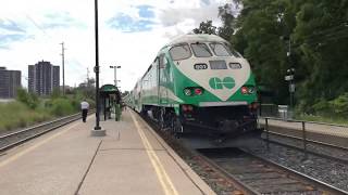 GO Trains at Long Branch 4K 60FPS [upl. by Riki]