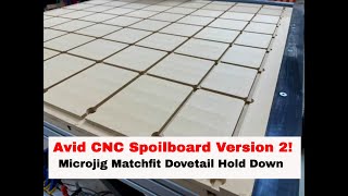 Avid CNC Spoilboard Version 2  Microjig Matchfit System [upl. by Neeoma825]