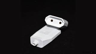 10 stksEuropese 2 Pin DIY Rewirable socket EU 2 Pin vrouwelijke Socket ZwartWit [upl. by Corbin]