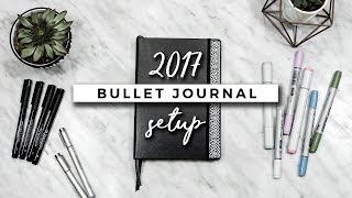 My Bullet Journal Setup 2017 [upl. by Luzader730]