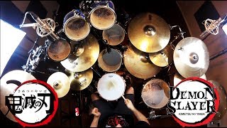 Kin  Demon Slayer OP  LiSA  Gurenge  Drum Cover Studio Quality [upl. by Eninaj]