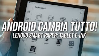 LENOVO SMART PAPER Il Tablet EINK con ANDROID ci ha convinto  Recensione [upl. by Kletter295]