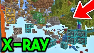 How To Xray In Minecraft Bedrock 2024  Android IOS Windows 11 Xbox PS5 [upl. by Ozmo838]