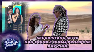 Seguristang Seth Nagdouble Dubai prompose kay Chin  Star Magical Prom 2024 Promposal [upl. by Gabriello]