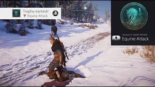 Assassins Creed Valhalla  Equine Attack  Ataque Equino [upl. by Enovaj304]