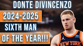 The Case for Donte DiVincenzo as Sixth Man of the Year [upl. by Anaid]