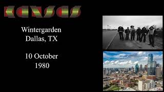 Kansas Live 1980  Full Concert  10 October  Wintergarden Dallas TX [upl. by Assyram]