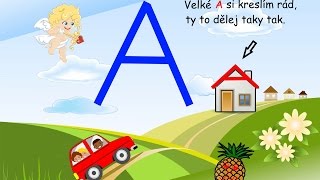 Abeceda  ve verších  učíme se abecedu  písmena ABC  pro děti  česky  1část [upl. by Robert524]