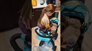 Коляска для кукол Stokke  подарок дочке на день рождения [upl. by Iru28]