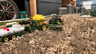 164 Farm Toy Spring Work Display [upl. by Zadoc616]