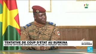 Tentative de coup dÉtat déjouée au Burkina Faso • FRANCE 24 [upl. by Danit]