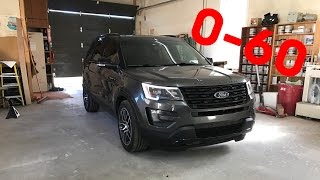 2016 Explorer Sport 060 Before and after tune [upl. by Cam]