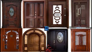 2024s Modern Front Wooden Door Design Latest Main Home Entrance Door Design Ideas [upl. by Cord]