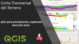 Perfil del Terreno Terrain profile qGis  Disección vertical del Terreno [upl. by Dominik]