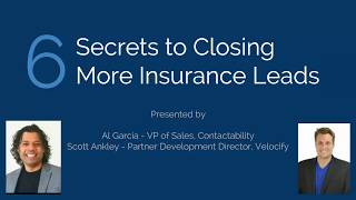 6 Secrets to Closing More Insurance Sales [upl. by Assila822]