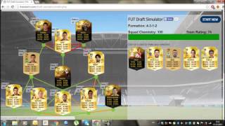 FUTWATCH FIFA 16 FUT DRAFT SIMULATOR [upl. by Rovit221]