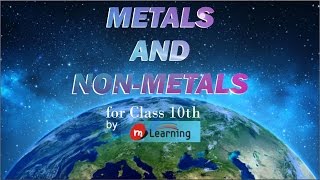 Metals and Non Metals Physical Properties of Metals  Class 10th amp NTSE  0107 [upl. by Kcirdek290]