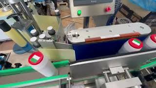 Automatic Labeling Machine for Round Format with Rotating Tape [upl. by Deacon]