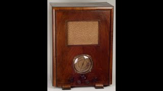 Historic Tube Radio Defiant MSH 914 [upl. by Beard316]