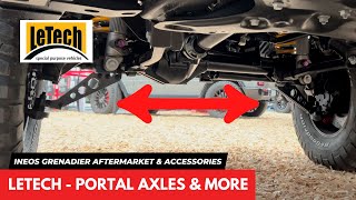 Ineos Grenadier x LeTech  Portal Axles amp More [upl. by Ulani]