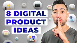 8 Digital Products You Can Create and Sell  Digital Product Ideas [upl. by Gulick846]