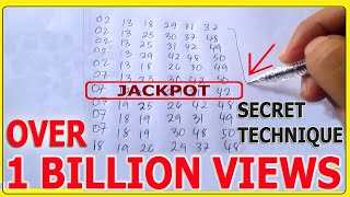 Secret Lottery Strategy to win the Jackpot and Consolation Prizes [upl. by Ahsemit648]