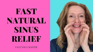 THE fastest SINUS drainage with LYMPH massage [upl. by Gwennie]