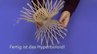 How to build a flexible hyperboloid –– MathLapse [upl. by Roht]