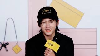 Zhang Zhehans interview for the Fendi event [upl. by Herta]