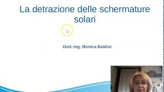 La detrazione fiscale per le schermature solari slide [upl. by Aibos]