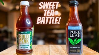 Gold Peak Sweet Tea Vs Pure Leaf Sweet tea who will Win [upl. by Magdalena]