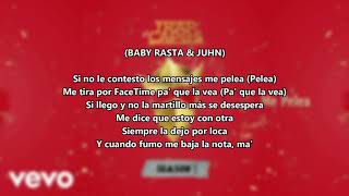 Noriel  Me Pelea Letra feat Baby Rasta Lito Kirino Miky Woodz Juhn amp Jochy [upl. by Oicaroh659]