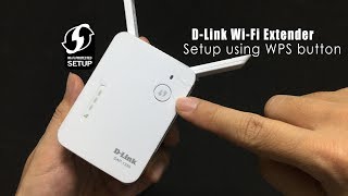 DLINK  Setup WiFi extender using WPS button  NETVN [upl. by Tap]