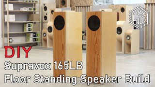 DIY 수프라복스 165LB 플로어 스탠딩 스피커  Supravox 165LB  Floor Standing Speaker Build [upl. by Theis]