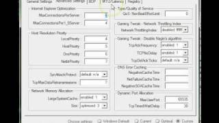 TCP Optimizer  best settings for games dedicated NIC [upl. by Eremehc]