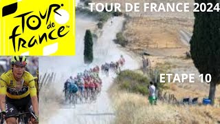 TOUR DE FRANCE 2024  ETAPE 10 ORLEANSSAINTAMANDMONTROND [upl. by Ossie]